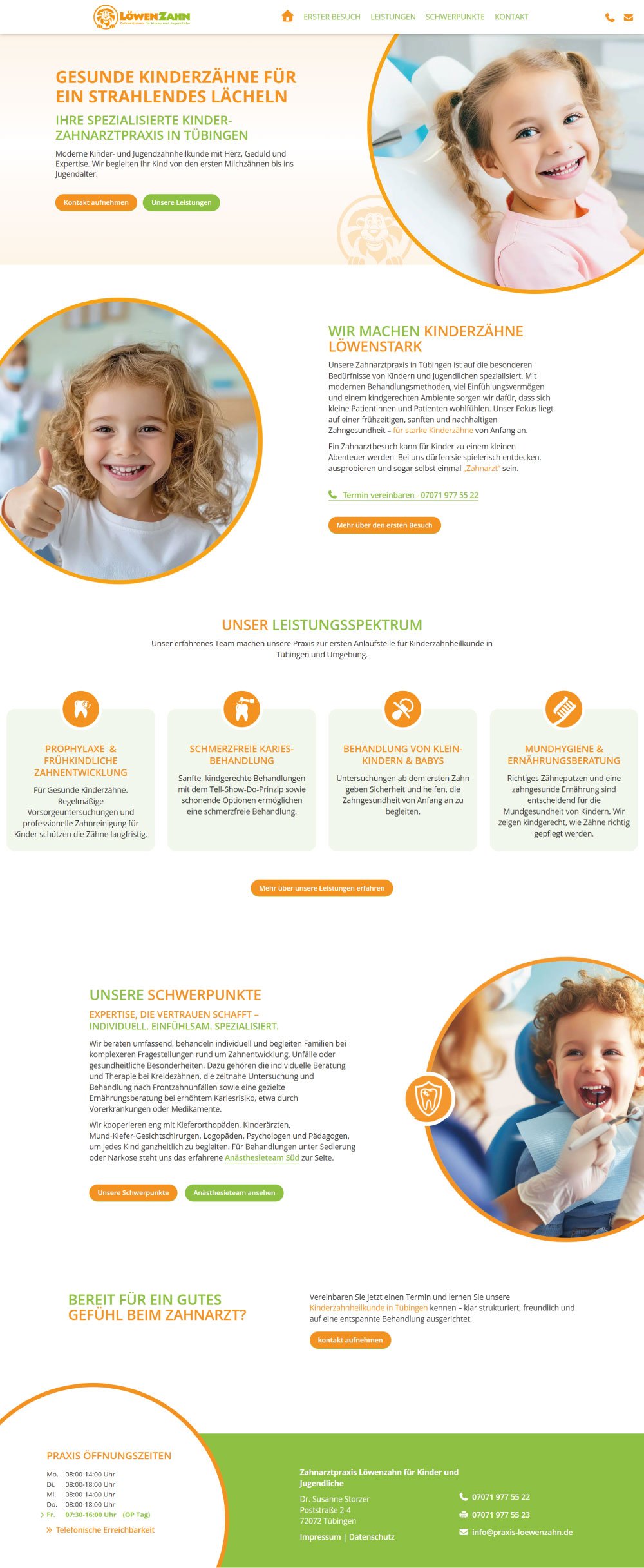 Webdesign von Gartenservice Spohn